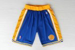 Golden State Warriors Vintage Shorts Bleu